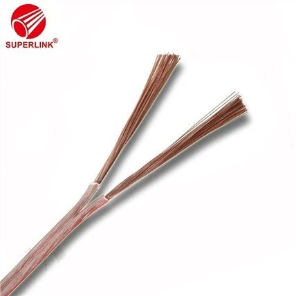 כבל רמקול אדום ושחור 18awg חומר PVC חוט נחושת נטול חמצן מותאם אישית לקונצרט קולנוע ביתי