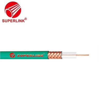 כבל תקשורת 75OHM KX6 Quad מוגן קואקסיאלי 18AWG CCTV CATV